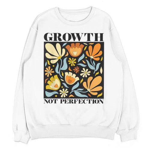 Growth Not Perfection Abstract Florals SPED Teacher Unisex Sweatshirt - teacherstshirts.com