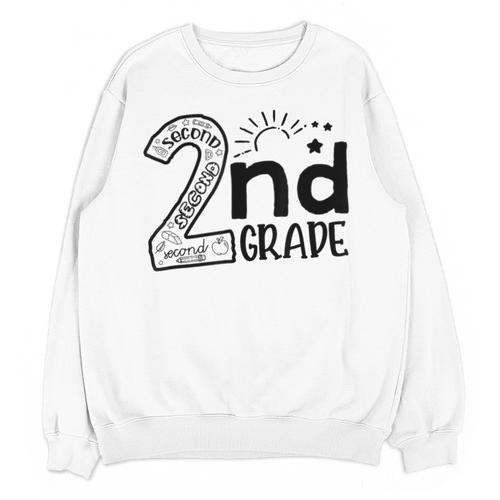 Hello On To 2nd Grade Teachers Boys And Team Secound Grade Unisex Sweatshirt - teacherstshirts.com