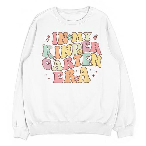 In My Kindergarten Era Retro Back To School Teacher Student Unisex Sweatshirt - teacherstshirts.com DE