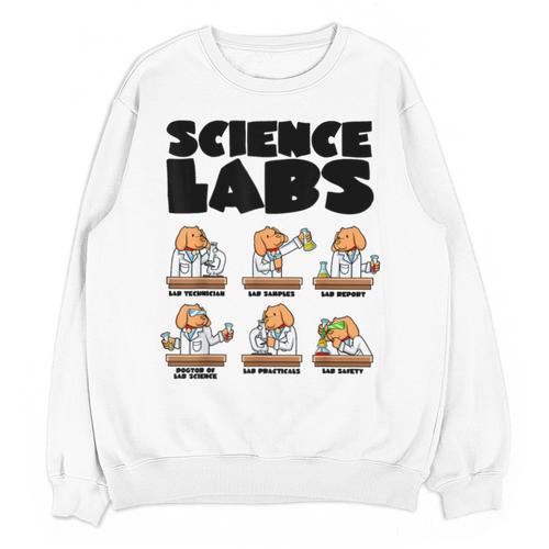 Labrador Retriever Science Labs Dog Lover Teacher Unisex Sweatshirt - teacherstshirts.com