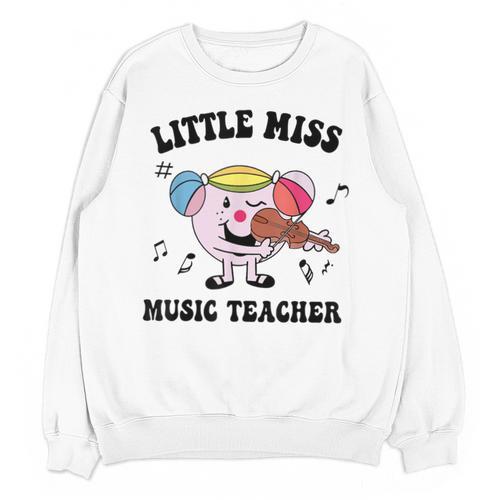 Little Miss Music Teacher Music Teacher Team Unisex Sweatshirt - teacherstshirts.com CA