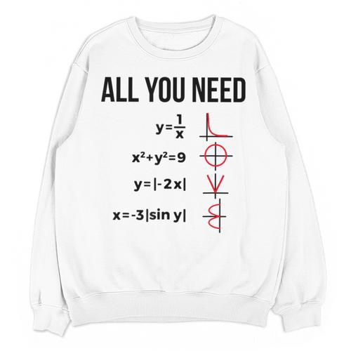 Math Graphs Mathematics Math Teacher Unisex Sweatshirt - teacherstshirts.com