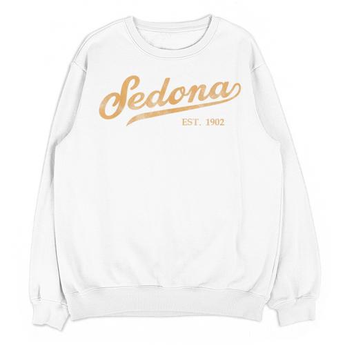 Retro Sedona Script Vintage Throwback Kids Unisex Sweatshirt - Bostonterriersmerch.com CA