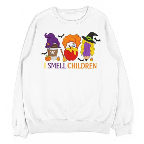 I Smell Children Witch Teacher Halloween Trick Or Teach Unisex Sweatshirt - teacherstshirts.com AU