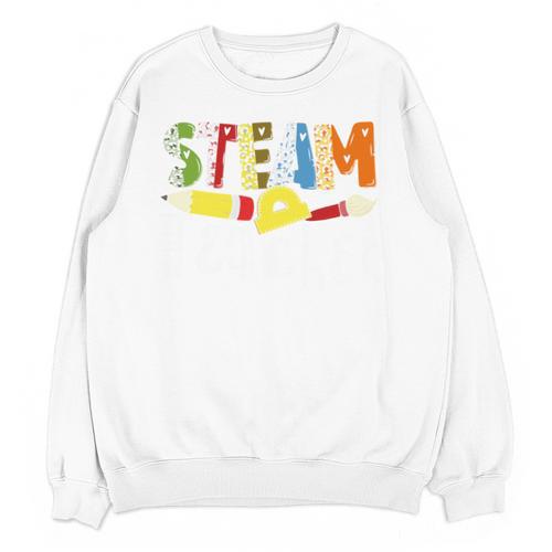 Steam Teacher Science Tech Engineering Arts Maker Unisex Sweatshirt - teacherstshirts.com AU
