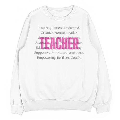TEACH Inspirational Teacher Comfortable & Stylish T-Shirt Unisex Sweatshirt - teacherstshirts.com DE