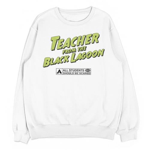 Teacher Halloween Tshirt Teacher From The Lagoon Men Women Unisex Sweatshirt - teacherstshirts.com DE