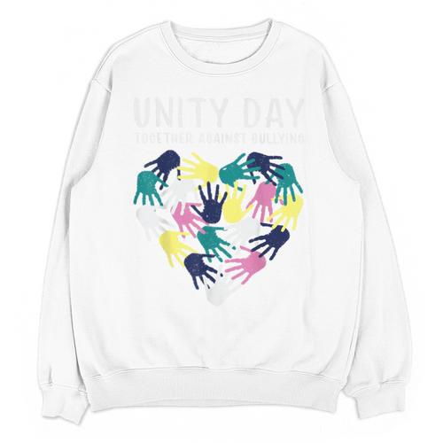 Together Against Bullying Unity Day Teachers Kids Toddler Unisex Sweatshirt - teacherstshirts.com AU