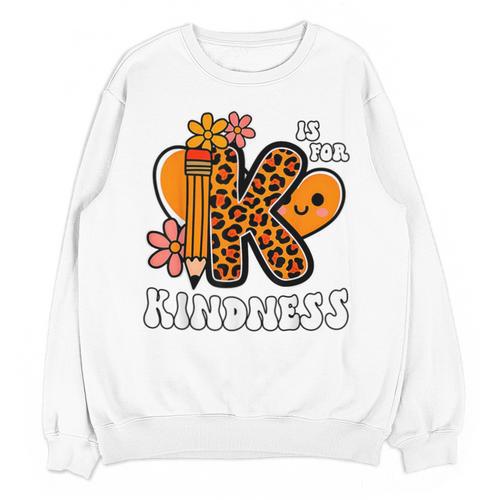 Unity Day Shirt Kindness Orange Teacher Kids Be Kind Unisex Sweatshirt - teacherstshirts.com DE