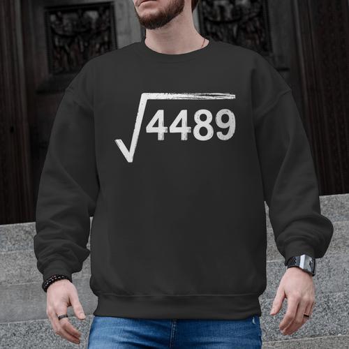 67 Meme Math Teacher Square Root 4489 Men Graphic Sweatshirt - teacherstshirts.com AU