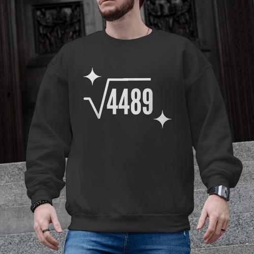 67 Meme Square Root 4489 Slang Math Teacher Men Women Men Graphic Sweatshirt - teacherstshirts.com AU