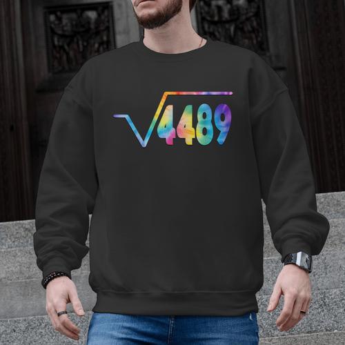 67 Meme Square Root 4489 Slang Math Teacher Tie Dye Men Graphic Sweatshirt - teacherstshirts.com