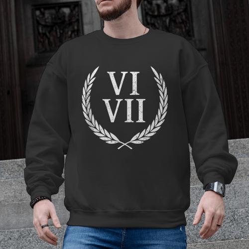 67 Roman Numerals Meme History Teacher Vintage History Men Graphic Sweatshirt - teacherstshirts.com UK