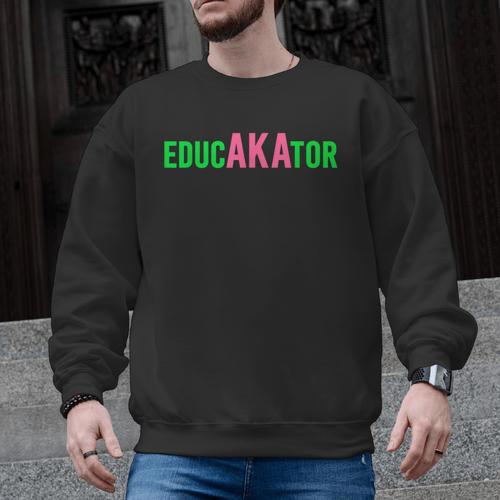 Aka Educator Educators & Teacher Crew School Squad Men Graphic Sweatshirt - teacherstshirts.com AU
