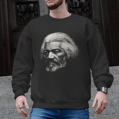 American History Frederick Douglass Teacher Men Graphic Sweatshirt - teacherstshirts.com UK