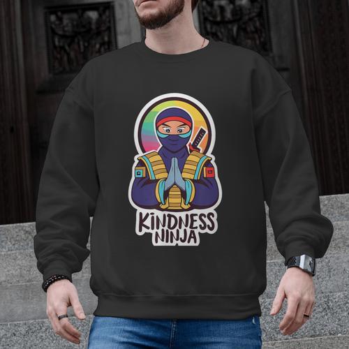 Anti Bullying Kindness Ninja School Teacher Student Men Graphic Sweatshirt - teacherstshirts.com AU