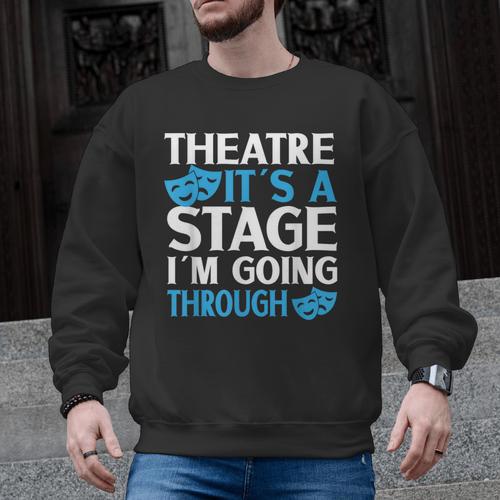Theater Teacher Drama Teacher Theater Nerd Actor Men Women Kids Men Graphic Sweatshirt - teacherstshirts.com DE