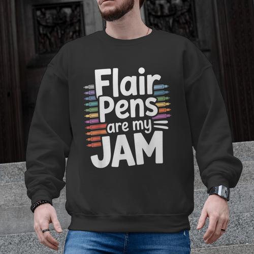 Back To School Teacher Flair Pens Are My Jam Men Graphic Sweatshirt - teacherstshirts.com