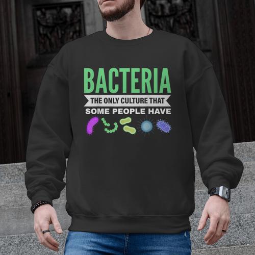 Bacteria Culture Biology Science Teacher Biologist Men Graphic Sweatshirt - teacherstshirts.com AU