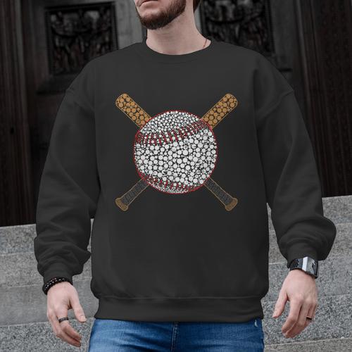 Baseball Happy Dot Day Shirts For Kids Men Women Teacher Men Graphic Sweatshirt - teacherstshirts.com