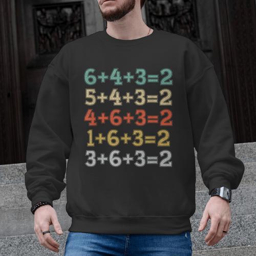 Baseball Math Sports Double Play Teacher School 2022 Men Graphic Sweatshirt - teacherstshirts.com DE