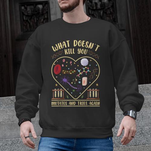 Biology Teacher Men Graphic Sweatshirt - teacherstshirts.com AU