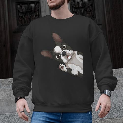 Boston Terrier Bostie Dog Kids Boys Girls Men Graphic Sweatshirt - Bostonterriersmerch.com