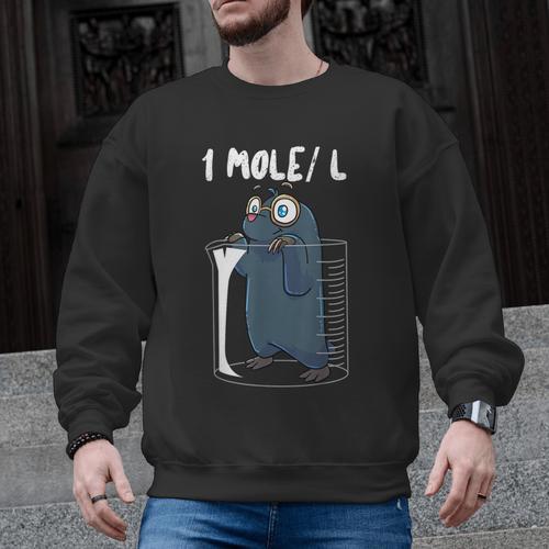 Chemistry Chemist Student Science Teacher Mole Men Graphic Sweatshirt - teacherstshirts.com