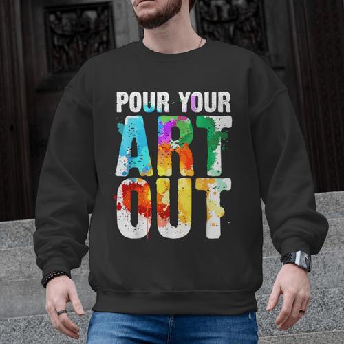 Cool Artist For Men Women Painter Art Teacher Paint Artists Men Graphic Sweatshirt - teacherstshirts.com