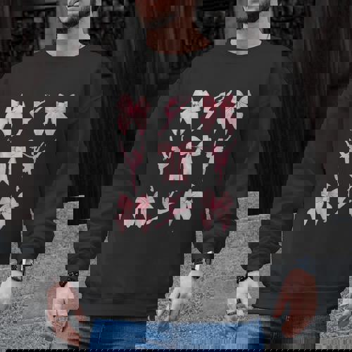 Coquette Bow Ballet Dance Teacher Coquette Women Dancing Men Graphic Sweatshirt - teacherstshirts.com