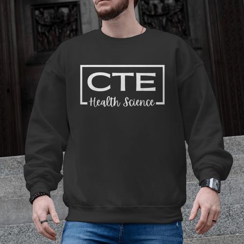 CTE Career And Technical Education -Adults CTE Teacher Health Theme Small Short Sleeve Men Graphic Sweatshirt - teacherstshirts.com CA