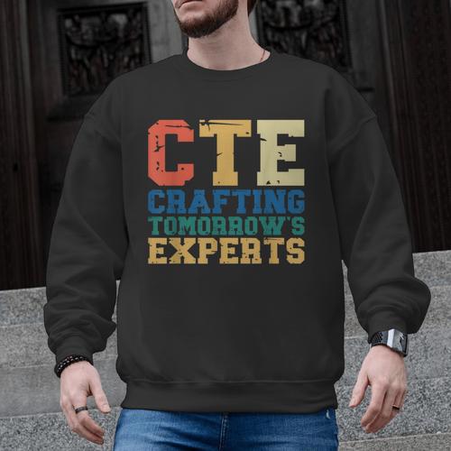 CTE Teacher Education Career Technical Men Graphic Sweatshirt - teacherstshirts.com