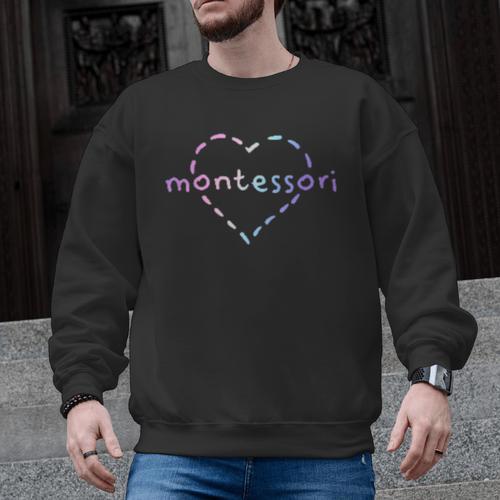 Cute Montessori For Teachers Kids & Moms Men Graphic Sweatshirt - teacherstshirts.com AU