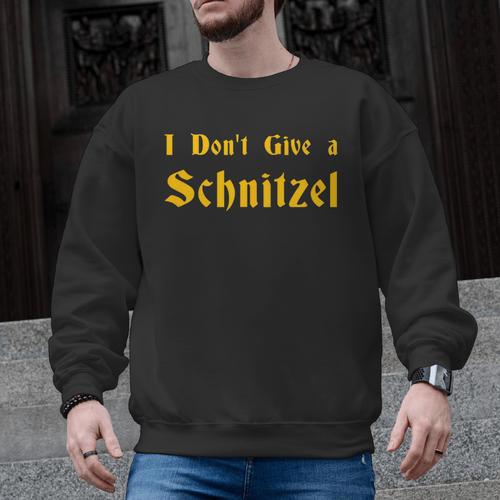 I Don't Give a Schnitzel T-Shirt Men Graphic Sweatshirt - Bostonterriersmerch.com