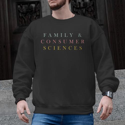 FCS Teacher Family And Consumer Sciences Minimalist Teacher Men Graphic Sweatshirt - teacherstshirts.com UK