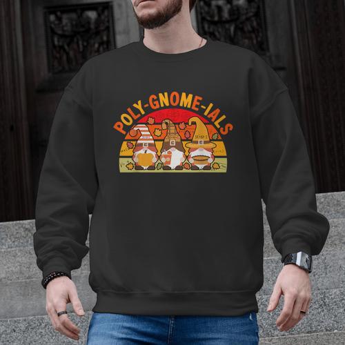 Fun Polynomial Calculus Algebra Poly-Gnome-Ials Math Teacher Men Graphic Sweatshirt - teacherstshirts.com