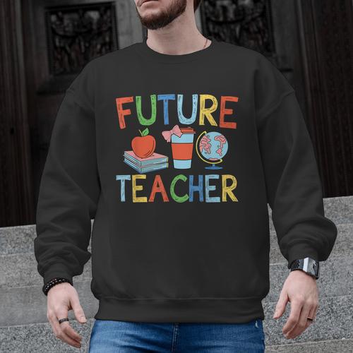 Future Teacher Costume For Kids Girls Boys Men Women Men Graphic Sweatshirt - teacherstshirts.com