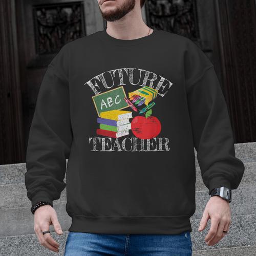 Future Teacher Costume Tee For Men Women Adults And Kids Men Graphic Sweatshirt - teacherstshirts.com CA