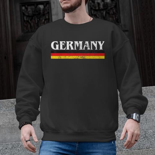 Germany Vintage Men Graphic Sweatshirt - Bostonterriersmerch.com