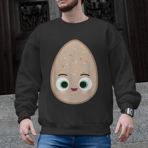 Good Egg Teacher Halloween Costume Group The Shel Egg Men Graphic Sweatshirt - teacherstshirts.com DE