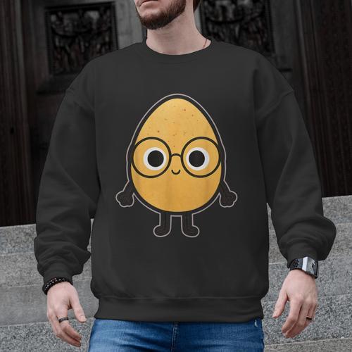 Good Egg Teacher Halloween Costume The Smart Cookie Men Graphic Sweatshirt - teacherstshirts.com