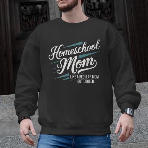 Homeschool Life Homeschool Mom Homeschool Dad Teacher Kids Men Graphic Sweatshirt - teacherstshirts.com UK