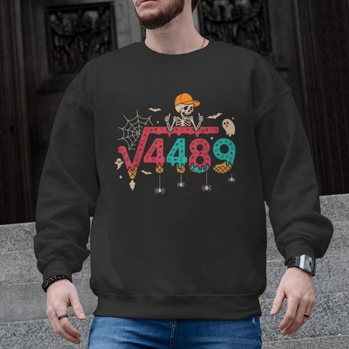 HUGvyn Square Root 4489 Math Teacher 67 Meme Halloween Men Graphic Sweatshirt - teacherstshirts.com