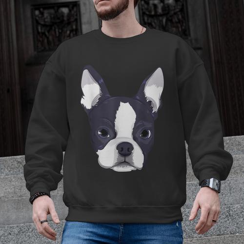 Kids Boston Terrier Dog For Women And Girls Men Graphic Sweatshirt - Bostonterriersmerch.com