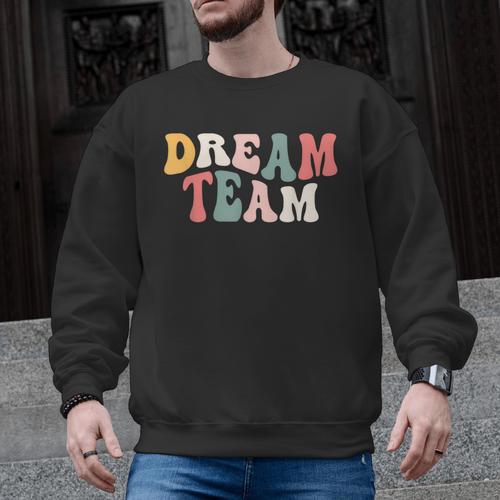 Last Day Of School Back To School Dream Team Teacher Kids Men Graphic Sweatshirt - teacherstshirts.com AU