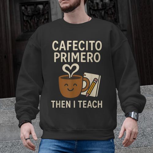 Latina Teacher Bilingual Educator Spanish Heritage Empower Men Graphic Sweatshirt - teacherstshirts.com