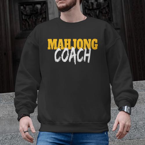 Mahjong Coach Coaching Trainer Teacher Men Graphic Sweatshirt - teacherstshirts.com AU