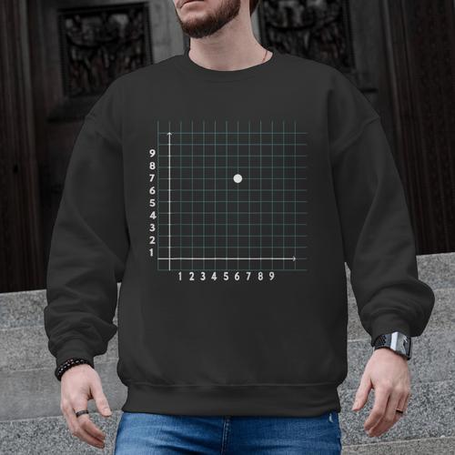 Math Teacher 67 Cartesian Grid Point Humor Men Graphic Sweatshirt - teacherstshirts.com