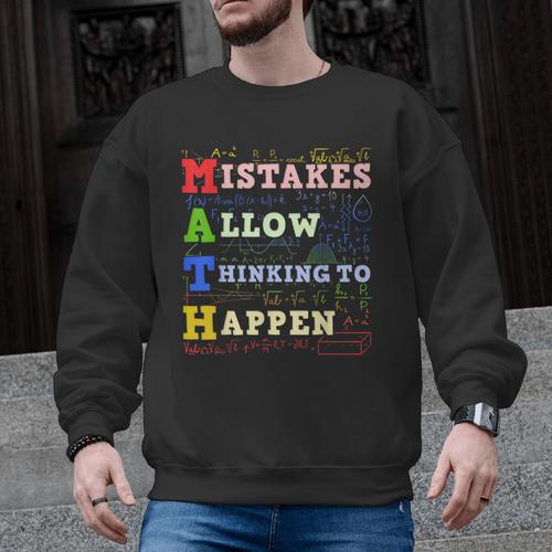 Math Teacher Math Student Mathematics Men Graphic Sweatshirt - teacherstshirts.com UK