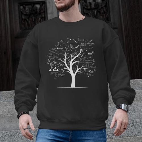 Mathematics Equation Mathematician Stuff Men Women AP Calculus Algebra Tree Math Teacher Nerd Geek Adults Kids Classic Fit Crew Neck Short Sleeve Small Men Graphic Sweatshirt - teacherstshirts.com AU